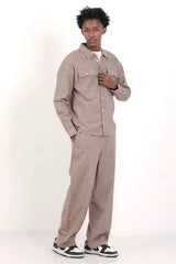 Men's Casual Shirt (Taupe)