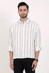 Men's Casual Shirt (White)