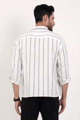 Men's Casual Shirt (White)