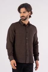 Men's Casual Shirt (Dk. Brown)