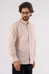 Men's Casual Shirt (Beige)