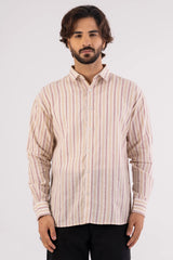 Men's Casual Shirt (Beige)