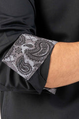 Men's Casual Shirt (Black)