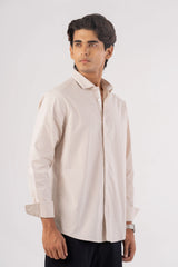 Men's Casual Shirt (Lt. Beige)