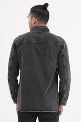 Men's Shirt Jacket (Dark Wash)