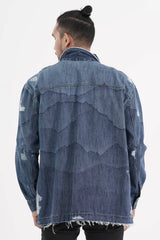 Men's Shirt Jacket (Medium Wash)