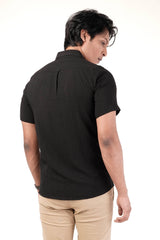 Men's Short Sleeve Shirt (Black)