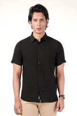 Men's Short Sleeve Shirt (Black)