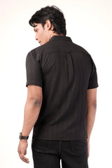 Men's Short Sleeve Shirt (Black)