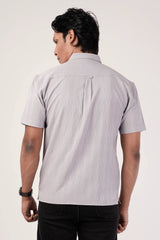 Men's Short Sleeve Shirt (Grey)