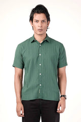 Men's Short Sleeve Shirt (Green)