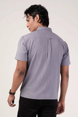 Men's Short Sleeve Shirt (Grey)