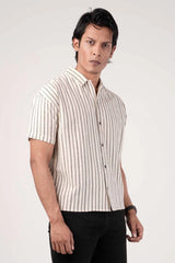 Men's Short Sleeve Shirt (Cream)