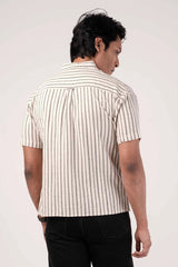 Men's Short Sleeve Shirt (Cream)