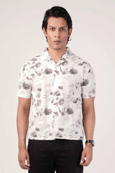 Men's Short Sleeve Shirt (White)