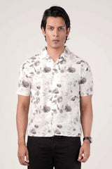 Men's Short Sleeve Shirt (White)