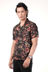 Men's Short Sleeve Shirt (Black)