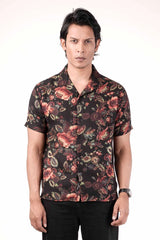 Men's Short Sleeve Shirt (Black)