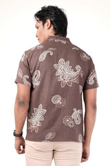 Men's Short Sleeve Shirt (Taupe)