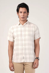 Men's Short Sleeve Shirt (Ivory)