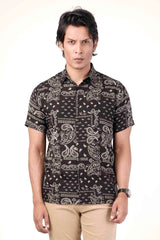 Men's Short Sleeve Shirt (Black)