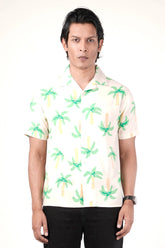 Men's Short Sleeve Shirt (Cream)