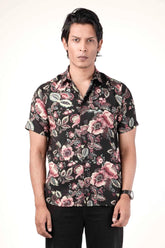 Men's Short Sleeve Shirt (Black)