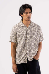 Men's Short Sleeve Shirt (Ivory)