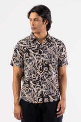 Men's Short Sleeve Shirt (Black)