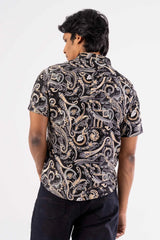 Men's Short Sleeve Shirt (Black)