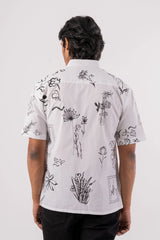 Men's Short Sleeve Shirt (White)