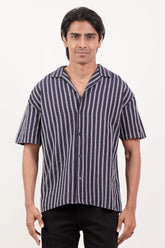 Men's Short Sleeve Shirt (Navy)