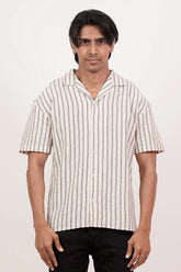 Men's Short Sleeve Shirt (Off White)