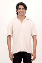 Men's Short Sleeve Shirt (Ivory)