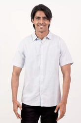 Men's Short Sleeve Shirt (Lt. Blue)