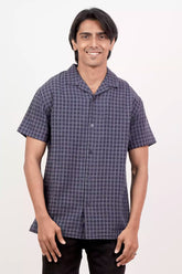 Men's Short Sleeve Shirt (Navy)