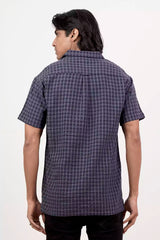 Men's Short Sleeve Shirt (Navy)
