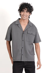 Men's Short Sleeve Shirt (Grey)