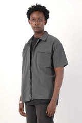 Men's Short Sleeve Shirt (Grey)