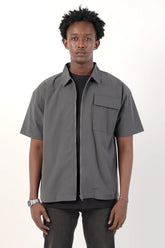 Men's Short Sleeve Shirt (Grey)