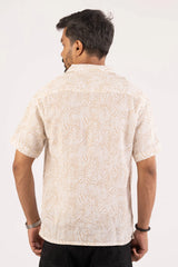 Men's Short Sleeve Shirt (Off White)