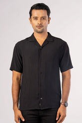 Men's Short Sleeve Shirt (Black)