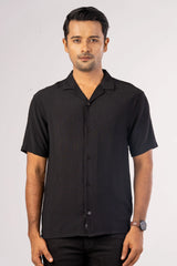 Men's Short Sleeve Shirt (Black)