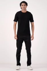 Men Sweater T-Shirt (Black)