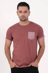 Men T-Shirt (Burnt Umber)