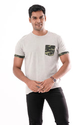 Men T-Shirt (Grey melange)