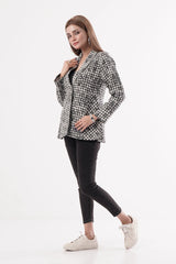 Women's Blazer (Navy Check)