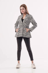 Women's Blazer (Navy Check)