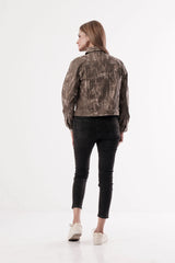 Women's Jacket (Grey Printed)