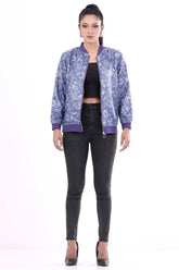 Women's Jacket (Blue Printed)